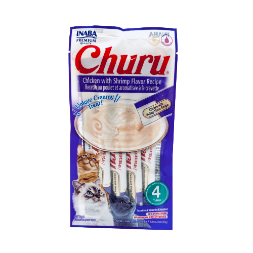 Churu cremoso sabor pollo y camarón