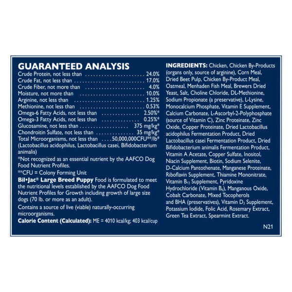 Bil Jac Large Breed Puppy