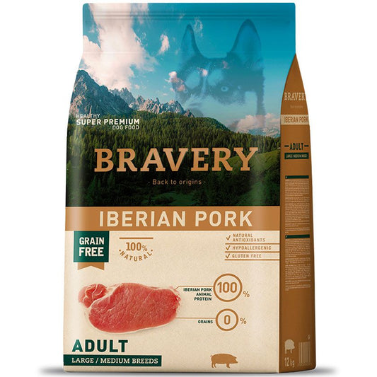 Bravery Iberian Pork Adult Large/Medium Breed