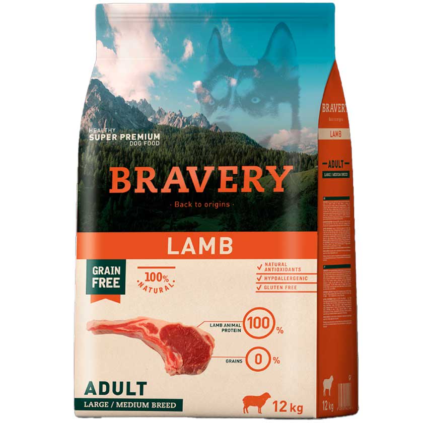 Bravery Lamb Adult Large/Medium Breed