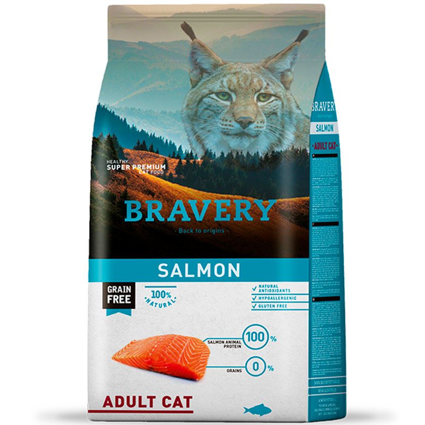 Bravery Salmon Adult Cat