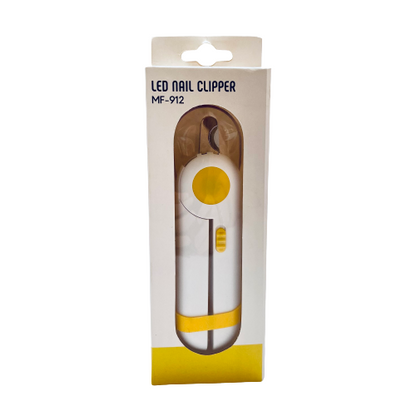 Cortaúñas con luz led y anti salpicadura