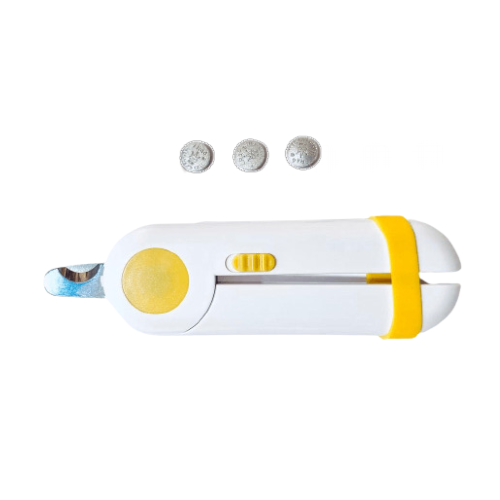 Cortaúñas con luz led y anti salpicadura