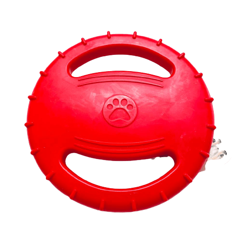 Manubrio de goma rojo