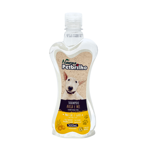 Shampoo de avena y miel Petbrilho